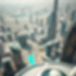 Dubai skyline showcasing modern architecture