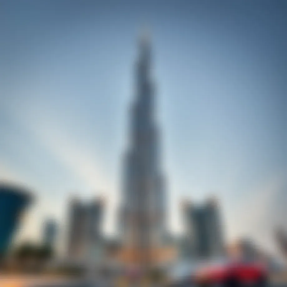 Burj Khalifa soaring above the skyline