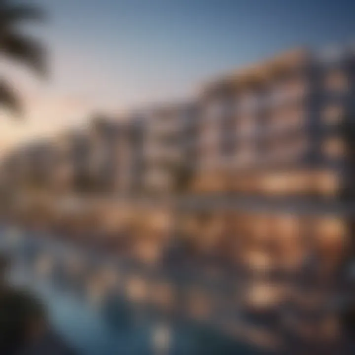 Vibrant community surrounding Azizi Riviera Beachfront