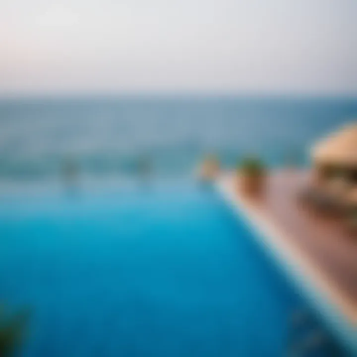 Infinity pool with stunning ocean backdrop