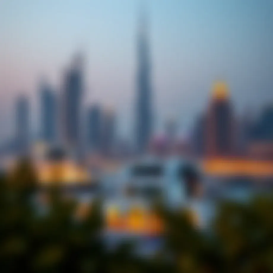 Elegant Dubai skyline showcasing luxury real estate