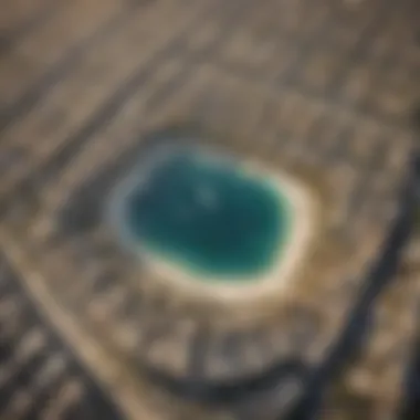 An aerial view of Dubai Al Seef showing its strategic location