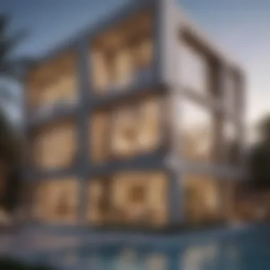 Modern luxury residences in Dubai Al Seef highlighting contemporary design