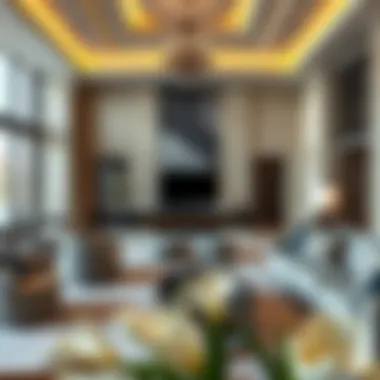 Opulent Living Spaces in Executive Bay Interior design showcasing opulent living spaces in Executive Bay