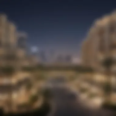 Panoramic view of the Al Ghurair neighborhood