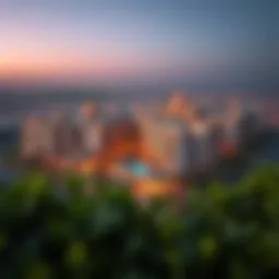 Stunning aerial view of Azizi Creek Views showcasing the architectural elegance
