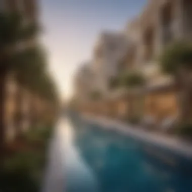 Vibrant outdoor spaces and community life in Boulevard Dubai