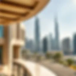 Stunning skyline view of Dubai showcasing luxury skyscrapers