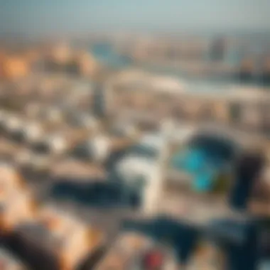 Aerial View of Dubai South Aerial view of Dubai South showcasing modern architecture and urban planning.