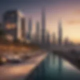 Stunning skyline showcasing luxury real estate in Dubai