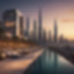 Stunning skyline showcasing luxury real estate in Dubai