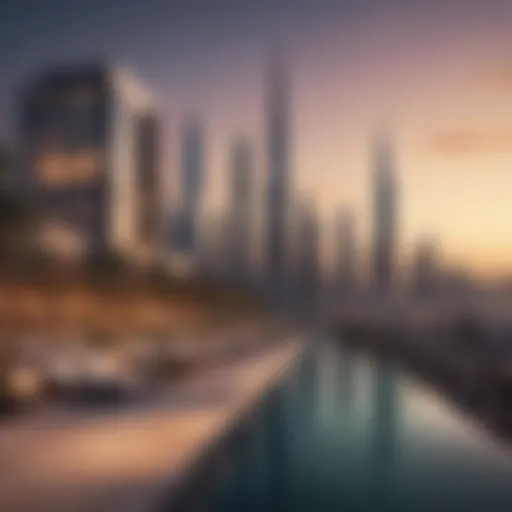 Stunning skyline showcasing luxury real estate in Dubai