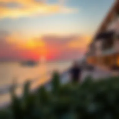 Breathtaking Sunset Views from Jomana Meraas Vibrant sunset view from the beachfront properties at Jomana Meraas