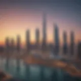 Luxurious skyline of Dubai showcasing modern architecture