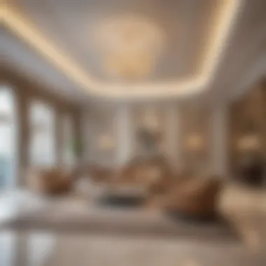 Luxurious Interiors in Zayed Mazhar Homes Luxurious interior design of a contemporary home in Zayed Mazhar