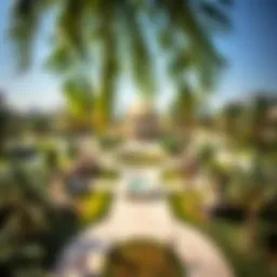 Panoramic view of Meraas Central Park showcasing lush greenery