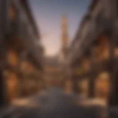 Cultural heritage elements displayed in Old Town Dubai