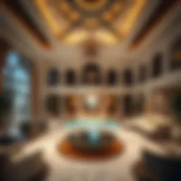 Luxury villa in Dubai showcasing opulence