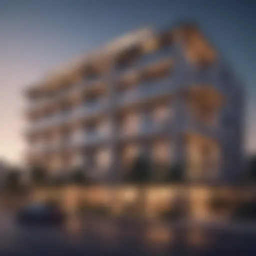 Exterior view of Safi Apartments showcasing modern architecture