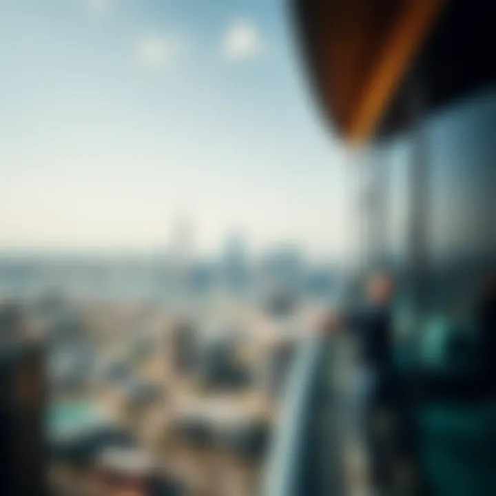 Panoramic view from Silver Tower highlighting Dubai's skyline