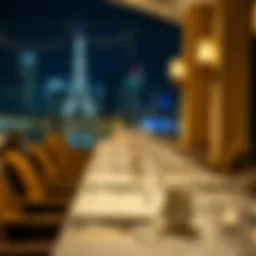 Elegant dining setting with exquisite tableware