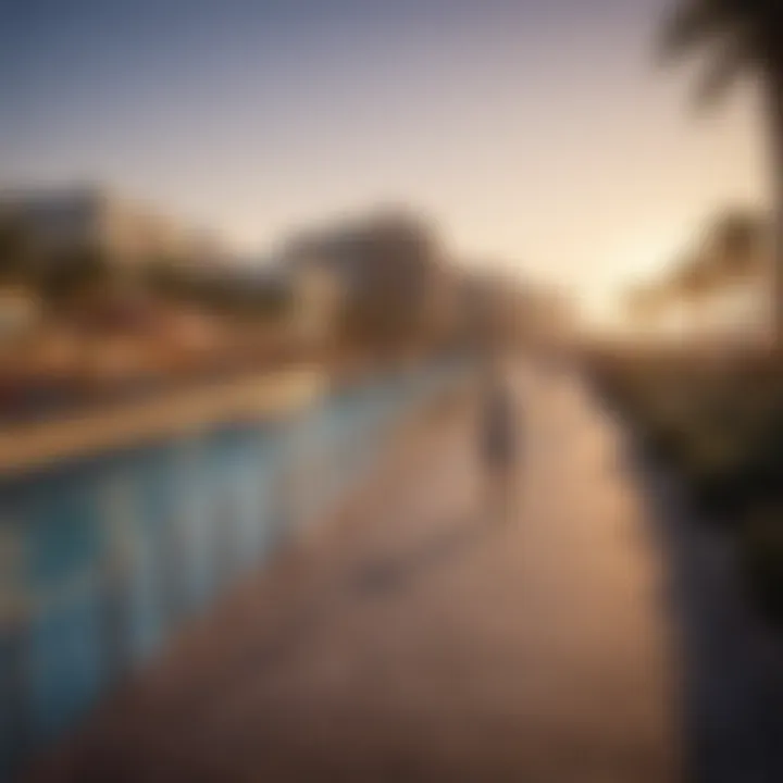 Visitors enjoying recreational activities along the Boardwalk, reflecting the vibrant community atmosphere.