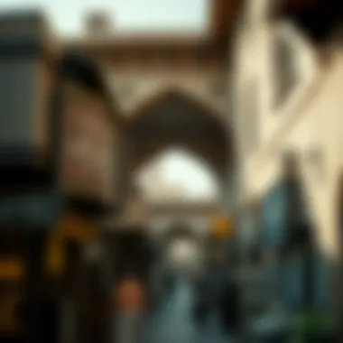 Traditional architectural elements showcasing Arabian heritage