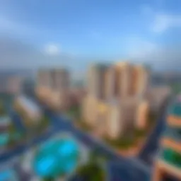 Aerial view of Galadari JLT showcasing its modern architecture