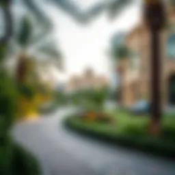 Lush green park in the heart of Bur Dubai
