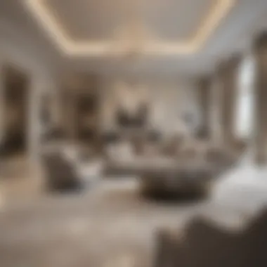 Luxurious Interiors in Iridium Building Luxurious interiors of a unit in the Iridium Building