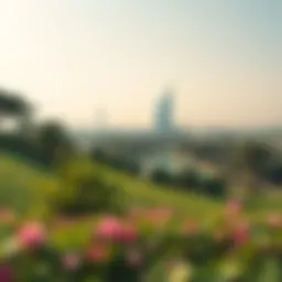 Stunning landscape of Khalifa Park with lush greenery