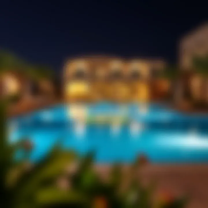 Amenities at Murooj Al Furjan including pool and recreational areas