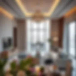 Murooj Al Furjan luxury apartment interior showcasing modern design