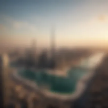 Panoramic view of Dubai from One by Omniyat