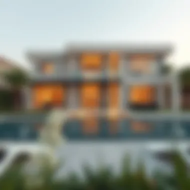 Modern Villa in Dubai Luxurious villa showcasing modern architecture