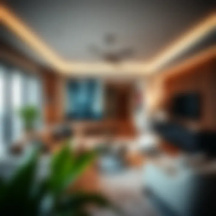 Stylish living space in a premium rental