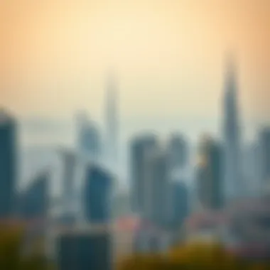 A Glimpse of Dubai's Luxury Real Estate Dubai skyline featuring luxury properties