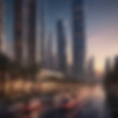 Luxurious high-rise apartments in Downtown Dubai