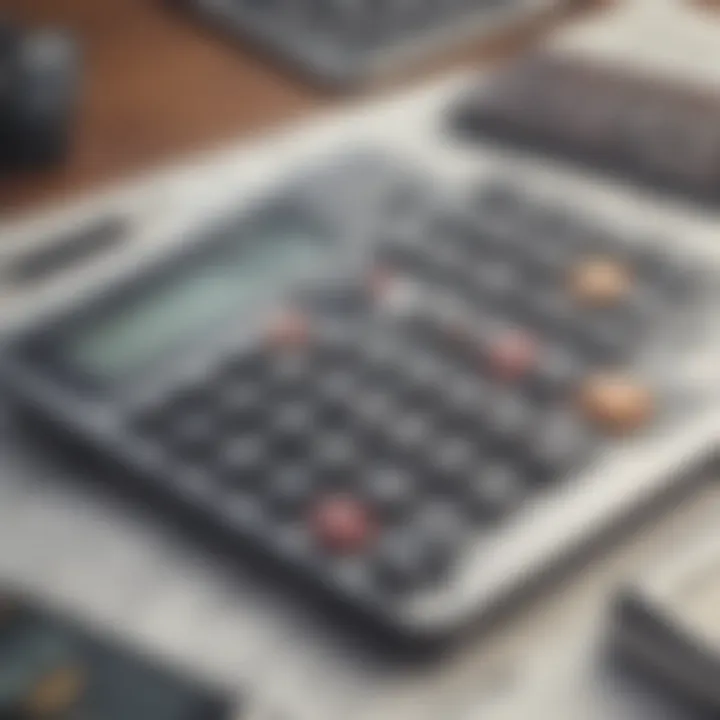 Infographic comparing different types of mortgage calculators available in the UAE